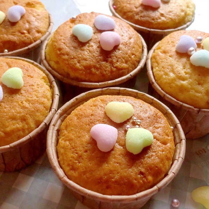 カップケーキ ホットケーキミックスで作る レシピ 作り方 By 杏anママ 楽天レシピ カップケーキ ホットケーキミックスで作る レシピ 作り方 By 杏anママ 楽天レシピ